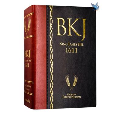 Imagem de Biblia de Estudo King James 1611 Holman Cor Marrom e Preta - BV Books