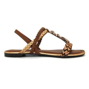 Imagem de Sandalia Dakota Original Rasteirinha Baixa Moda Feminino 291, 37, Came