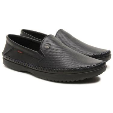 Imagem de SAPATO MOCASSIM MASCULINO FREEWAY LOGAN X EM COURO Cor:PretoTamanho:39