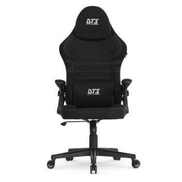 Imagem de Cadeira Dt3 Sports Gx Black Suporta Até 110kg Ajuste Altura E Inclinaç