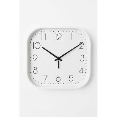 Imagem de Relógio de Parede Branco e Preto 22*22 cm - Quanhe