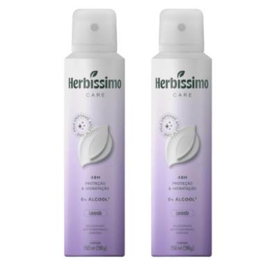 Imagem de Kit 2 Desodorante Herbíssimo Care Lavanda 150ml - Dana