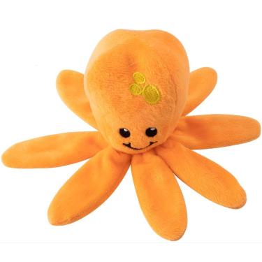 Imagem de Brinquedo Pet de Pelúcia Polvo Fluffie para Cães Poliéster 8cm X 10cm X 23cm 01 Unidade