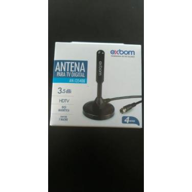 Imagem de Antena para Tv Digital  AN-135408 - EXBOM, Preto