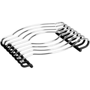 Imagem de Descanso de panela inox 18x15cm Hercules SM10-18