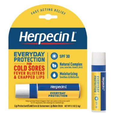 Imagem de Lip Balm Herpecin L Stick 30 Spf Lysine 3ml Cold Sore