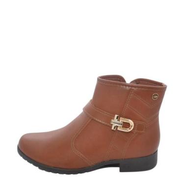 Imagem de Bota Feminina Dakota Cano Baixo REF: D-2183, Caramelo, 37