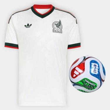 Imagem de Kit Camisa Seleção México Away 2026 Originals + Bola Trionda Training 