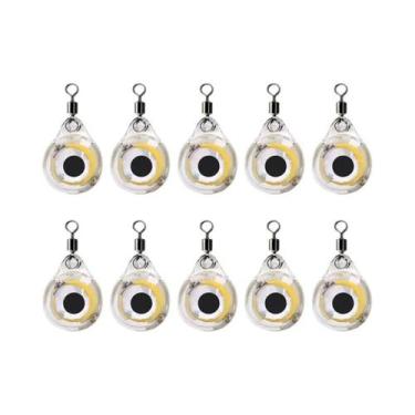 Imagem de Mini Isca Luminosa LED Para Pesca De Lula 10 Peças ShareShark Isca Sub