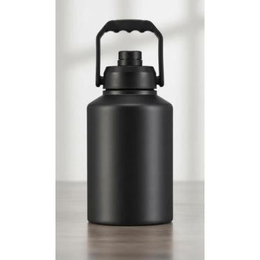 Imagem de Garrafa Térmica 2L Preto Aço Inox Alça Portátil - Congratulations Stor