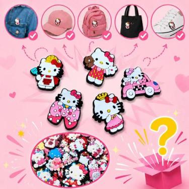 Imagem de Kit 5 Pins Broches Hello Kitty Variados Para Bonés Mochila - GRYPH, Ro