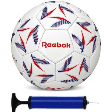 Imagem de Bola de Futebol Reebok Royal 3 Campo Jogo e Treino + Bomba de Ar, Bran