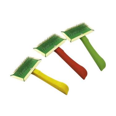 Imagem de Kit 10 Rasqueadeira Removedor Tira Pelos Pets Cães Gatos - Furacao Pet
