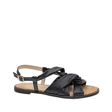 Imagem de Rasteira Tabita 9692205 - Preto Cor:Preto;Gênero:Feminino;Tamanho:36