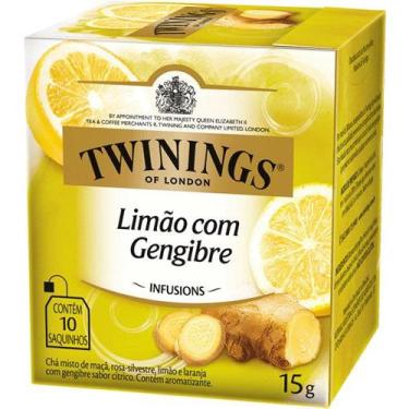 Imagem de 6 X chá misto limão c/ gengibre twinings 15G 60 sachês
