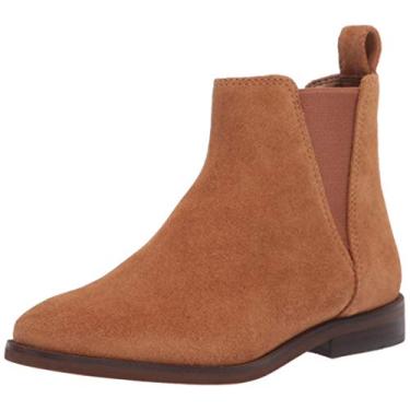 Imagem de Lucky Brand Bota Chelsea feminina Haylia, Conhaque, 5.5