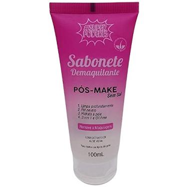 Imagem de Sabonete Demaquilante Pós Make Super Poderes cuidados faciais 100ml PH-Neutro