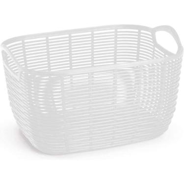 Imagem de Cesto Organizador Vime Medio Branco Nitron