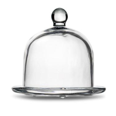 Imagem de Cúpula De Vidro Decoração P/Doces Lembranças 11Cm Altura