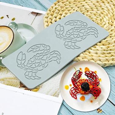 Imagem de Molde de doces de folha oca animal, doce de chocolate 3D molde oco de silicone de abelha/pássaro/caracol/vaca, decoração de bolo de artesanato de açúcar, topo de cupcake, argila de polímero (E_18,5 x 9,9 x 0,3 cm)