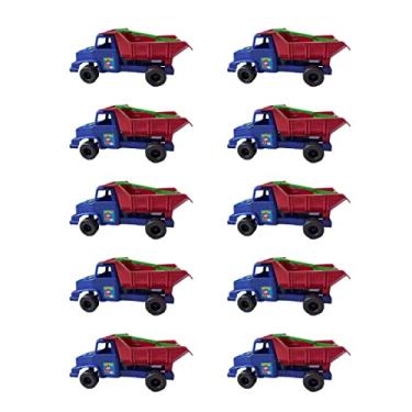 Imagem de Kit C/10 Caminhão Basculante Brinquedo Lembrancinha Doação