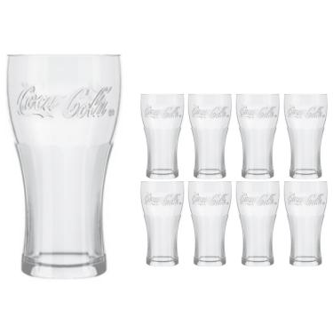 Imagem de Copo Coca-Cola Contour De Vidro 300ML Nadir Figueiredo 8Un