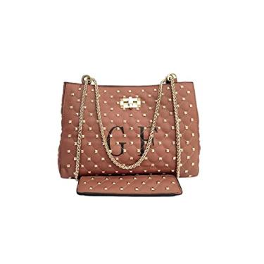 Imagem de Bolsa Feminina Ombro e Transversal Tiracolo Média Golden Fenix Cor:Caqui Bege;tamanho:M