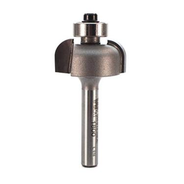 Imagem de Bits de roteador Whiteside 1800 Cove Bit com raio de 1/4 polegada, diâmetro grande de 1 polegada, comprimento de corte de 1/2 polegada
