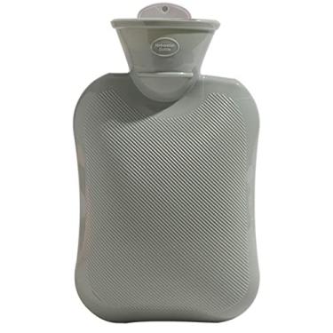 Imagem de Garrafa de água quente de 500ml bolsa de água quente PVC pés de mão mais quente bolsa de água quente reutilizável para compressas quentes, aquecedor de pés de mão, dismenorreia do ombro do pescoço alívio da dor, verde, 20x12,5 cm