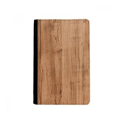 Imagem de Anéis anuais irregulares com padrão pequeno de grão pequeno porta-passaporte Notecase Burse carteira capa para cartão, Multicolorido.