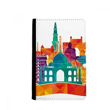 Imagem de Porta-passaporte Culture Customs Architecture Landmark Notecase Burse Carteira Capa Cartão, Multicolor