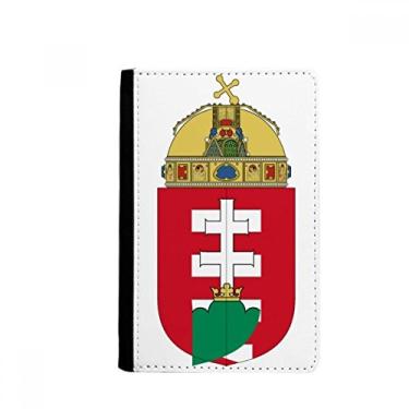 Imagem de Hungria Europa Emblema Nacional Porta Passaporte Notecase Burse Carteira Carteira Carteira Cartão, Multicolor
