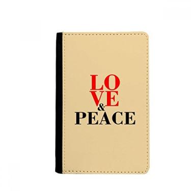 Imagem de Love and Peace World No War Passport Holder Notecase Burse carteira capa porta-cartão, Multicolor
