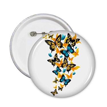 Imagem de Borboletas com alfinetes de para decoração de botões, 5 peças