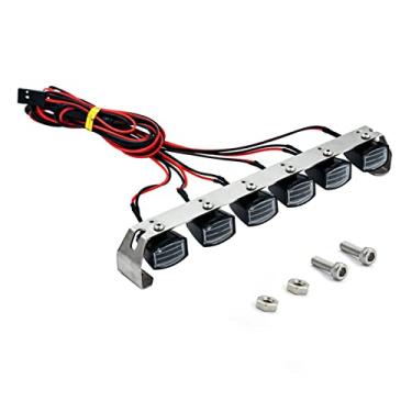 Imagem de DOYING LED Light Roof Lamp Accessories Kit 6 Light Replacement for 1/10 Traxxas TRX-4 Trx4 Axial SCX10 90046 RC4WD D90 KM2