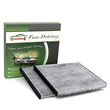 Imagem de Pacote com 2 filtros de ar para cabine FD132 compatível com Avalon/Camry/Solara/Sienna/RX350/RX400h/ES330/GX470, substituição para CP132, CF10132, 87139-06030