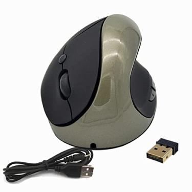 Imagem de Acessórios para computador JSY-03 6 Chaves sem fio Carregamento vertical mouse ergonômico vertical mouse óptico
