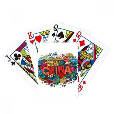 Imagem de DIYthinker Feito na China, Ásia, Chinesa, Viagem, Arte de Poker Baralho Presente de Mesa
