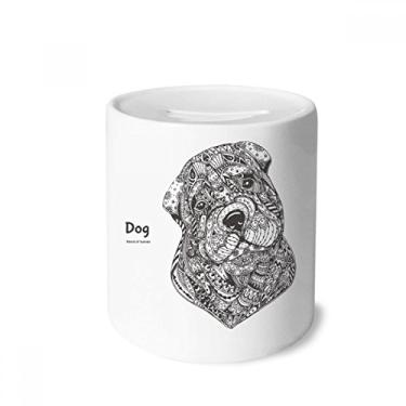 Imagem de DIYthinker Paint Puppy Friend Company caixa de dinheiro caixa de cerâmica porta-moedas presente de cofrinho