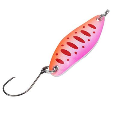 Imagem de LZKW Isca de pesca portátil e durável para truta (manchas laranjas e pretas)