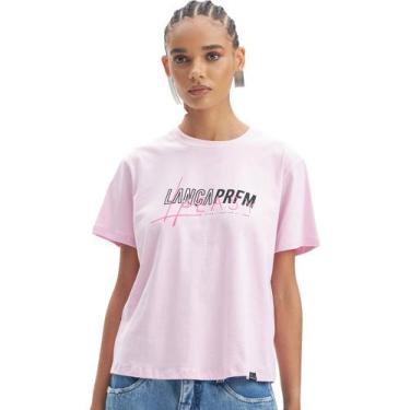 Imagem de Camiseta Easy Lança Perfume Sport Fashion Ai23 Rosa Feminino