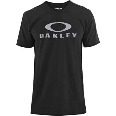 Imagem de Camiseta Oakley Masculina O-Bark SS Tee, Preto, G