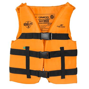 Imagem de Colete Salva Vidas Auxiliar de Flutuação Pro Tork Safe Life – De 40-140 Kg Laranja