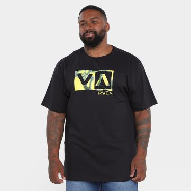 Imagem de Camiseta RVCA Balance Box II Plus Size Masculina-Masculino