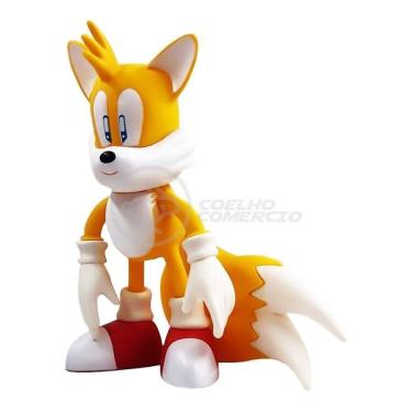 Imagem de Boneco Tails Articulado Grande Super Size 23cm Sonic World