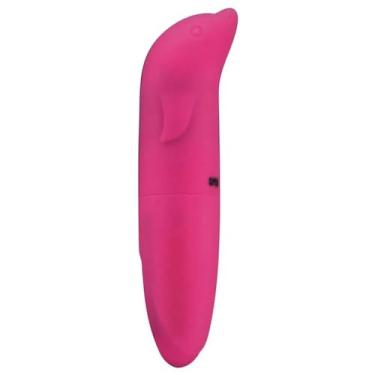 Imagem de Vibrador Feminino Formato Golfinho Ponto G Aveludado (Pink)
