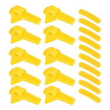 Imagem de Joyzan Cabeça de desmontagem de pneu, conjunto de inserção de contas de trocador de pneus, montagem de disjuntor de aro, protetor lateral da roda, protetor frontal traseiro, kit de substituição