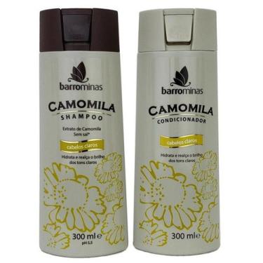 Imagem de Barrominas Camomila Shampoo E Condicionador Cabelos Claros  - Barro Mi