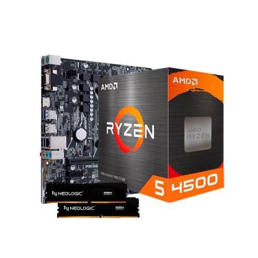 Imagem de Kit Upgrade Amd Ryzen 5 4500, Placa Mae A320m, 32Gb Ddr4, Neologic - Nli84628