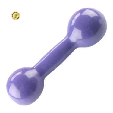 Imagem de Halter Emborrachado 2Kg Musculação/Exercícios/Fitness/Academia.-Unissex